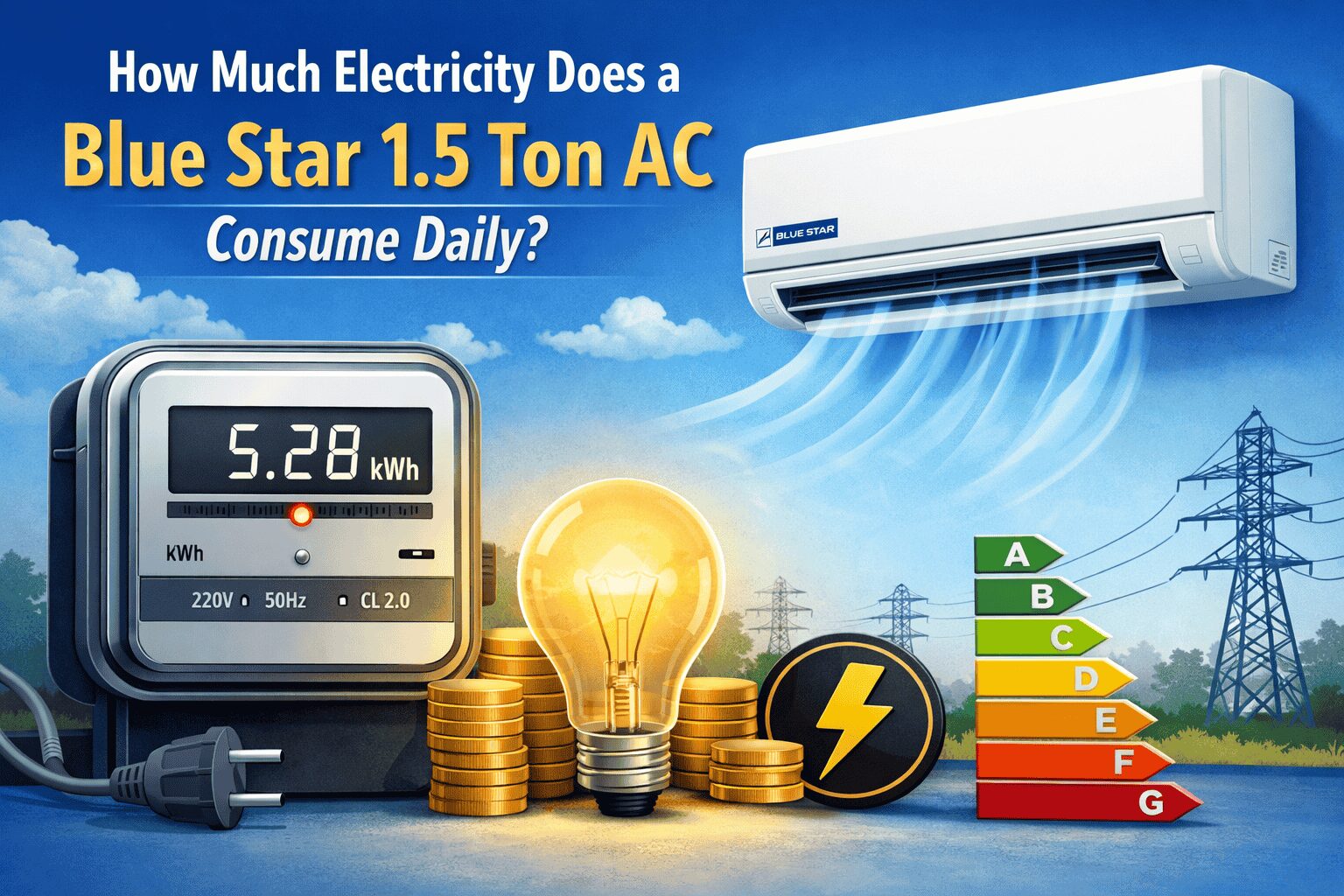 Blue Star 1.5 ton air conditioner